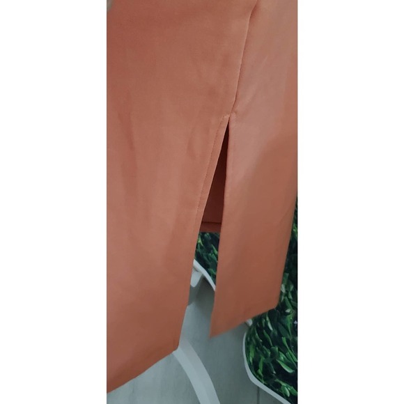 Prologue Turtle Neck Sleeveless Dress-Calm Orange XS - Picture 4 of 8